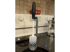 bottiglia pennello stand cucina & sala da pranzo spazzola utensile 3d print model - Mito3D