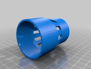 macchina della nebbia adattatore per tubo di halloween prop tubi flessibili fase 3d print model - Mito3D