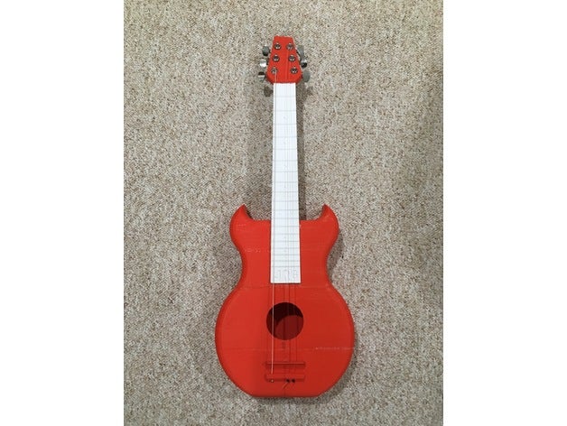 playable guitar alternate body music 3D print model - Mito3D