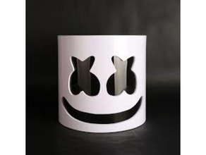 marshmello mask scans & replicas container cosplay household marsh marshall toy 3d print model - Mito3D