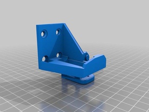anet a8 extruder chain bl touch mount 3d printer parts 3d print model - Mito3D