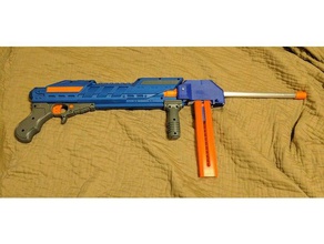 katana magazine wells toys & games kanethemediocre mha mostly harmless arms nerf blaster gun 3d print model - Mito3D