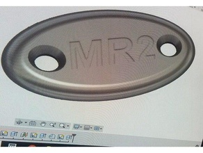 mr2 pare-soleil supprimer de l'automobile 3d print model - Mito3D