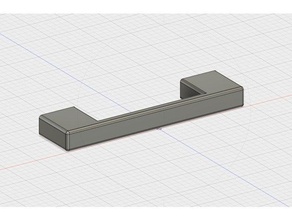 moderne Gewinde Griff Haushalt 8mm Schrank Schublade Schubladen home modern thread 3d print model - Mito3D
