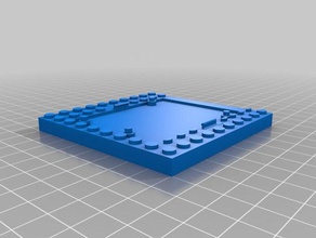 lego 10x10x2 arduino-Halter 3d-drucken 3d print model - Mito3D