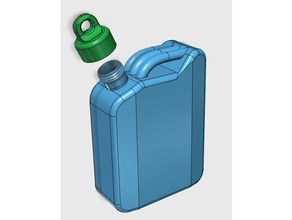 my jerry can fuel tank containers 3d print model - Mito3D