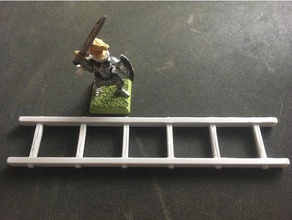ladder wargaming 3d printing 28mm miniature 3d print model - Mito3D