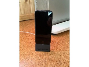 iphone dock cep telefonu apple tutucu ıphone bağlantı istasyonu standı 3d print model - Mito3D