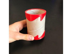 upcycled cartão de lava recipientes papelão modelo reciclar upcycling 3d print model - Mito3D