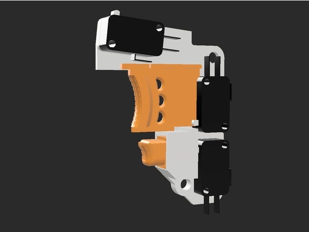 nerf rapidstrike plaka tetikler geçin spor ve açık hava 3D print model - Mito3D