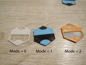 palago micro juguetes y accesorios de juego boardgame openscad 3d print model - Mito3D