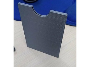 simple blank credit card holder gadgets 3d print model - Mito3D
