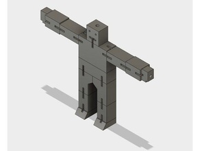 cube robot modello di 3d print model - Mito3D