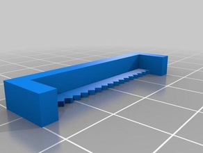 cornice regolabile gancio arredamento 3d print model - Mito3D