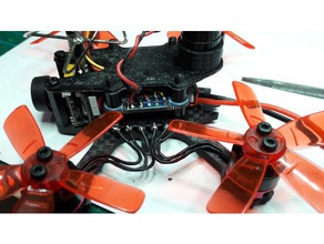 elf x2 üst plaka entegre buzzer sahibi diy elf88 quadcopter 3d print model - Mito3D