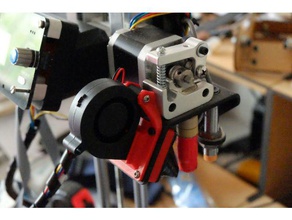 printrbot simple metal 40mm blower fan adaptor mount 3d printer parts 3d print model - Mito3D
