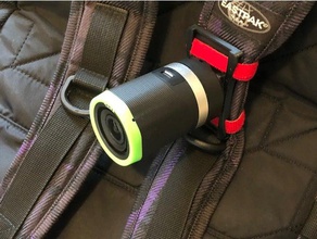 revl backpack clip electronics action actioncam 3d print model - Mito3D