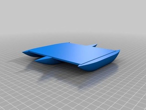 basic boat template diy barge customizable 3d print model - Mito3D