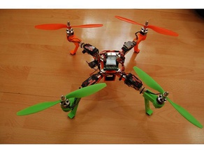 400mm quadcopter frame hobby Rahmen 3d print model - Mito3D
