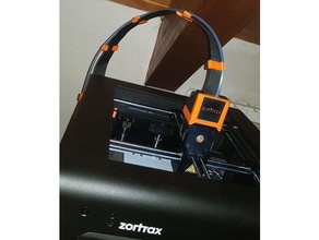 pimp my zortrax 3d printer parts color extruder m200 m300 multicolor personalized tube 3d print model - Mito3D