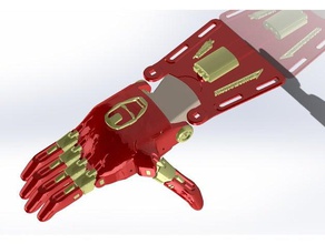 e-nable phoenix hand v2 - iron man printable prosthetics prosthesis prosthetic 3d print model - Mito3D