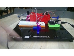 r b diodo emissor de luz & post A impressão 3d 3dx 3d print model - Mito3D