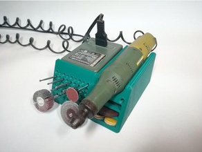 proxxon tool power supply holder holders & boxes 3d print model - Mito3D