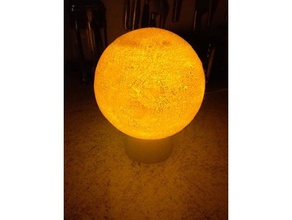 stand moon lamp 3d printing 3d print model - Mito3D