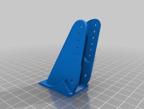 slotted flap hinges 1400mm foamy planes up r c vehicles 3d print model - Mito3D