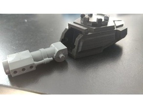 leman russ turret compatible poseable turrets hobby model tank warhammer 40k 3d print model - Mito3D