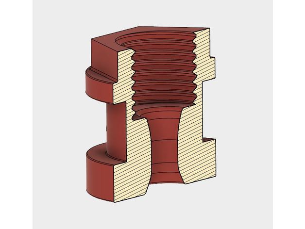 v6 direct bowden adaptateur titan bondtech Imprimante 3d accessoires l'adaptateur de l'extrudeuse entraînement e3dv6 e3d volcan 3D print model - Mito3D