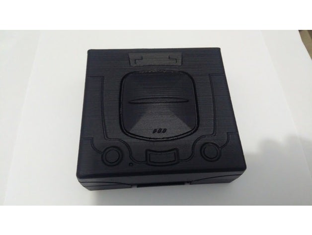 sega saturn - raspberry pi b+ 2 a 3 de caso jogos vídeo 3D print model - Mito3D