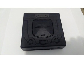 sega saturn - raspberry pi b+ 2 3 case video games 3d print model - Mito3D
