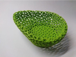 easteregg de voronoi nid décor pâques l'oeuf ostern osternest 3d print model - Mito3D