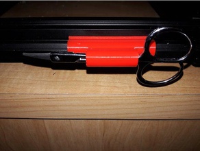 tool clip holder 3d printer accessories rail tools vee slot 3d print model - Mito3D