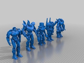 pacific rim characters 3d printing mech mecha 3d print model - Mito3D