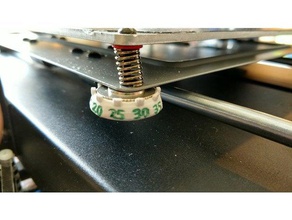 iip de la rueda cubierta del medidor La impresión en 3d thumbnut control 3d print model - Mito3D