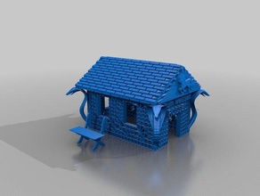altes wirtshaus final bâtiments et structures 3d print model - Mito3D