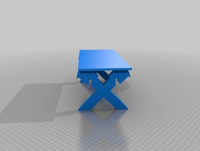 klane bank - small bench models 3d print model - Mito3D