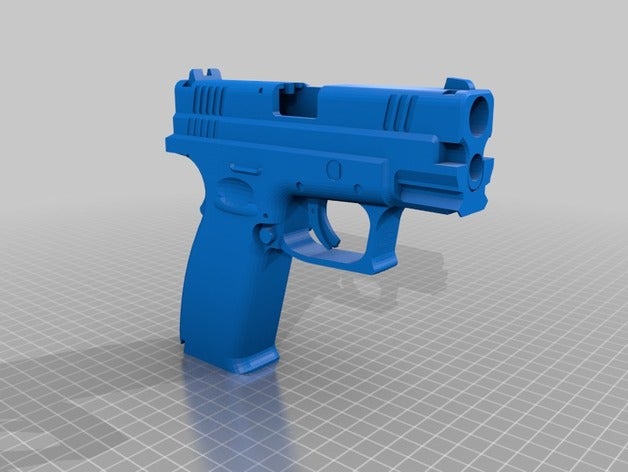 springfield xd sub compact modelleri 3D print model - Mito3D