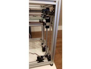 hypercube evolution - xy bottom mount 3d printer parts motor 3d print model - Mito3D