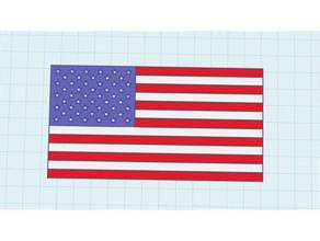 ABD bayrağı işaretler ve logolar TEB prusa 3d print model - Mito3D