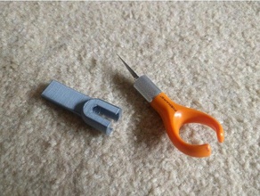 fiskars doigt cutter à lame de couverture des outils main la l'artisanat exacto couteau japonais du bout doigts le gaine xacto 3d print model - Mito3D