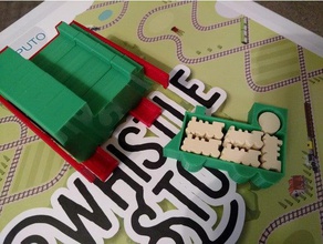whistle stop board game insert toy & accessories 3d print model - Mito3D
