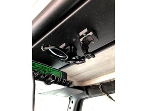 planos de montaje gafas sol clip el jeep jk wrangler soporte 3d print model - Mito3D