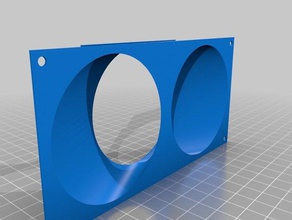 pedido dupla 70mm único adaptador Impressora 3d de peças 3d print model - Mito3D