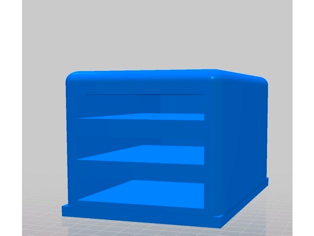 25 hard drive mount deck enclosure computer enclosure hard drive 3D print model - Mito3D