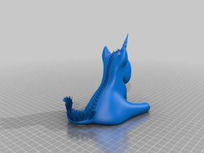 tek boynuzlu at hayvanlar 3d print model - Mito3D