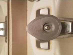 bathroom sink faucet knob accessories handle no support simple kitchen 3d print model - Mito3D