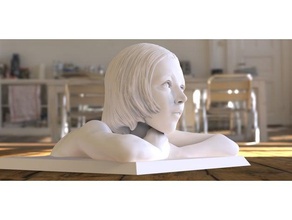 j'en ai marre sculptures la femelle jeune fille sexy femme 3d print model - Mito3D